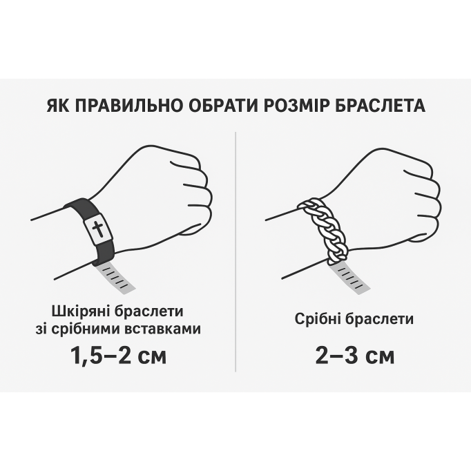 Як правильно обрати розмір браслета