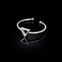 Срібна каблучка Трикутник