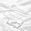 Срібне кольє карта України